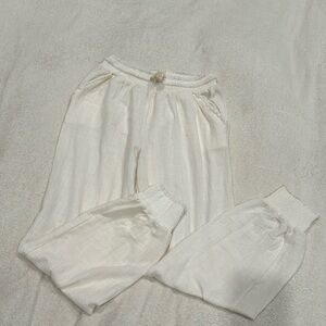 Ocean Drive bathing suit cover-up pants with the elastic vans at the ankles,